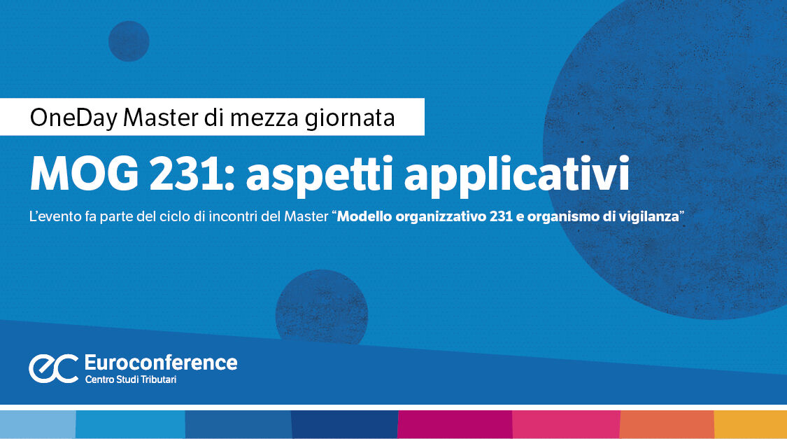Immagine MOG 231: aspetti applicativi | Euroconference